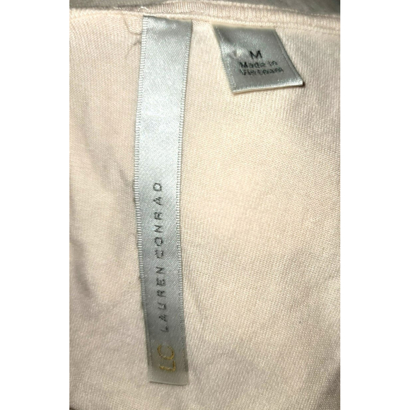 LC Lauren Conrad Floral Embellished Peter Pan Collar Blouse - Size M - Picture 7 of 8